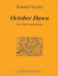 OCTOBER DAWN OBOE AND PIANO cover